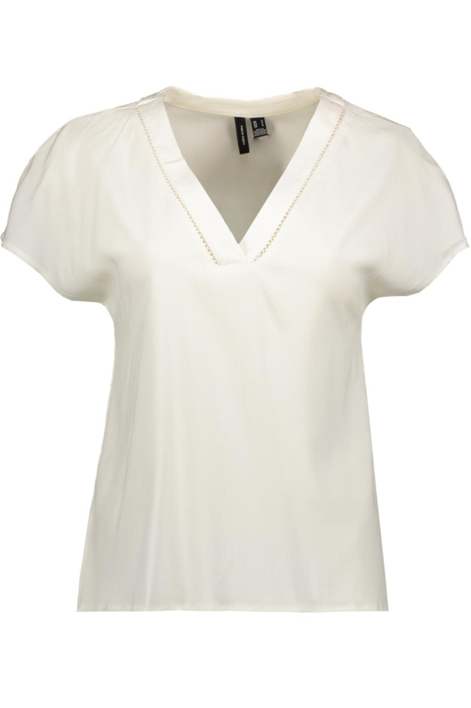 VMBELLA SS WIDE TOP WVN GA 10327551 SNOW WHITE